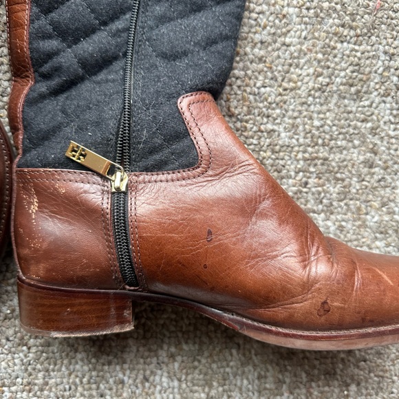 Tory Burch Quilted Riding Boot - Picture 4 of 7